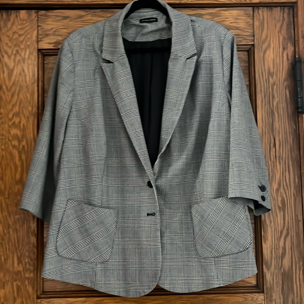 Universal Standard Plaid Blazer